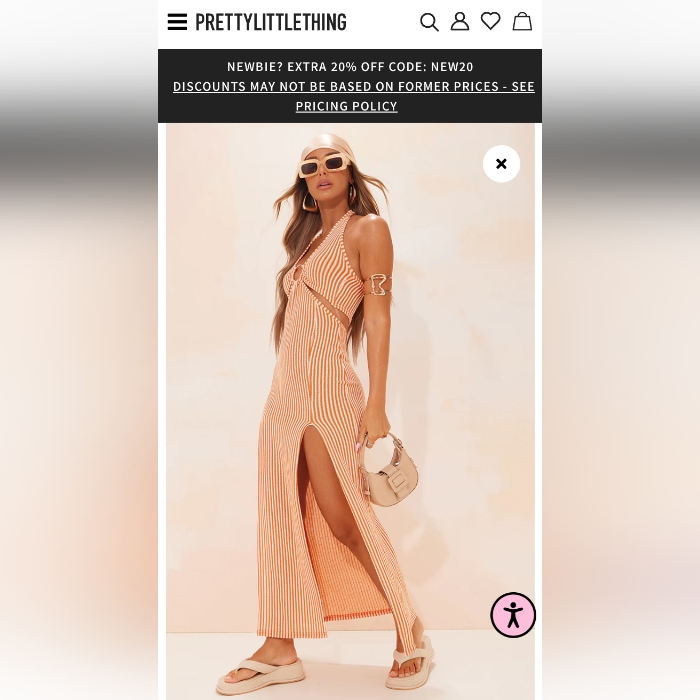 Prettylittlething Cutout Dress